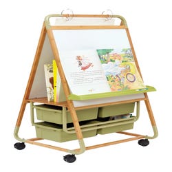 Image for Copernicus Double-Sided Bamboo Teaching Easel, 30-1/2 x 28-1/2 x 59 Inches from School Specialty