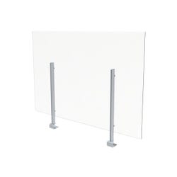 Image for Global Industries Wellness Screen, Clamp Mount for Tops Up To 1-1/2 Inch Thick, 48 x 36 x 3 Inches from School Specialty
