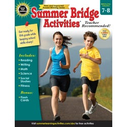 Image for Carson Dellosa Summer Bridge Activities Workbook, Grades 7 - 8 from School Specialty