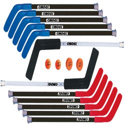 Image for DOM Excel Hockey Set, Includes 10 Sticks, 2 Goalie Sticks, 2 SuperPucks and 2 DOM-83 Balls from School Specialty