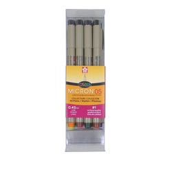 Image for Sakura Pigma Micron Non-Toxic Quick Dry Permanent Waterproof Artists Pen, No 5 Fine Tip, Assorted Color, Pack of 16 from School Specialty