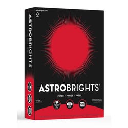 Image for Astrobrights Premium Color Paper, 8-1/2 x 11 Inches, Re-Entry Red, 500 Sheets from School Specialty