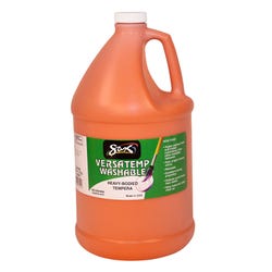 Image for Sax Versatemp Washable Heavy-Bodied Tempera Paint, 1 Gallon, Orange from School Specialty