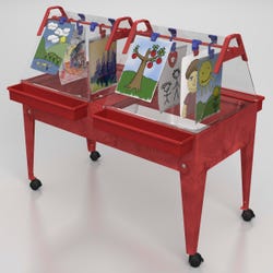 ChildBrite Youth Size Double Paint N Dry Easel, Item Number 206249