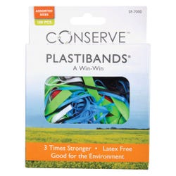 Conserve Plastiband - Configurable Item, Assorted Size, Assorted Color, Box of 200 Item Number 1330434