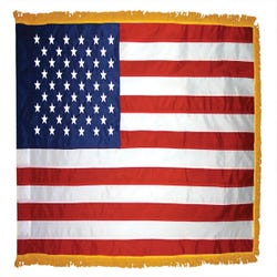 Image for Annin Nylon USA Fringed Indoor State Flag, 3 X 5 ft from School Specialty