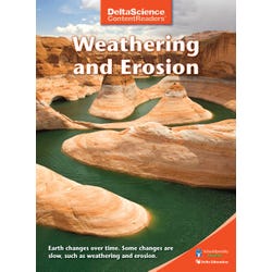 Delta Science Content Readers Weathering and Erosion Red Book, Pack of 8, Item Number 1278104