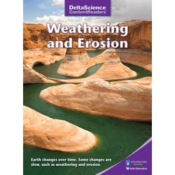 Image for Delta Science Content Readers Weathering and Erosion Purple Book, Pack of 8 from School Specialty