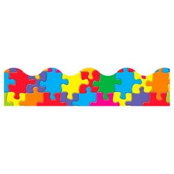 Image for Trend Enterprises Jigsaw Terrific Trimmer, 2-1/4 x 39 Inches, Set of 12 from School Specialty