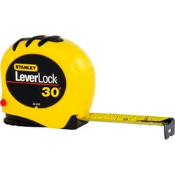 Image for Stanley 30 Foot Tape Rule with LeverLock, 1 Inch Blade from School Specialty
