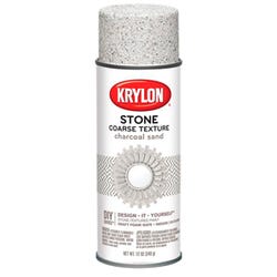 Image for Krylon Make it Stone Spray Paint, 12 oz Aerosol Can, Charcoal Sand from School Specialty