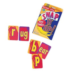 Image for Learning Resources Snap It Up! Phonics and Reading Card Game: Word Familes, 90 Cards from School Specialty