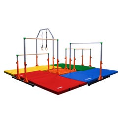Image for Sportime Elite Kids 4 Circuit Station Set with Mats from School Specialty