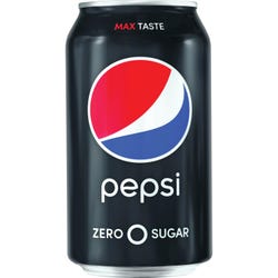 Image for Pepsi Max Cola Canned Beverage, 12 Ounces, Pack of 12 from School Specialty