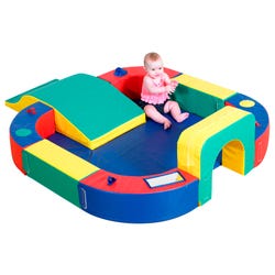 Image for Children's Factory Playring with Tunnel and Slide from School Specialty