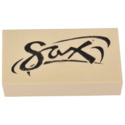 Image for Sax Non-Abrasive Soap Erasers, 2 x 1 x 1/2 Inches, White, Pack of 12 from School Specialty