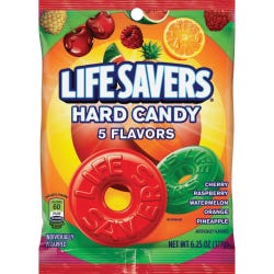 Image for Life Savers Hard Candies, 5 Flavors, 6.25 Ounce Bag from School Specialty