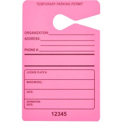Image for Tatco Information Signs, Pack of 50, Fluorescent Pink from School Specialty