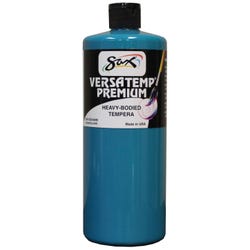Sax Versatemp Premium Heavy-Bodied Tempera Paint, 1 Quart, Turquoise Item Number 1592721