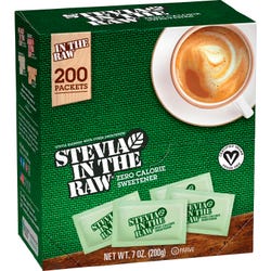 Image for Stevia In The Raw Sweetener -- Sugar Substitute, Stevia,1 g Packet w/Dispenser, 200/BX,GN from School Specialty
