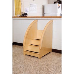 Image for Abilitations SecureSTEP Stairs with Tread, 3 Steps, 21 x 26 x 35-3/4 Inches from School Specialty