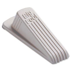 Image for Master Caster Big Foot Extra-Wide Non-Skid Doorstop, 2-1/4 in W X 4-3/4 in D X 1-1/4 in H, Vulcanized Rubber, Beige from School Specialty