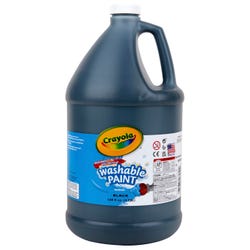 Image for Crayola Washable Paint, Black, Gallon from School Specialty