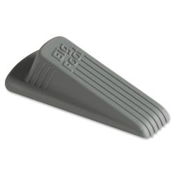 Image for Master Caster Big Foot Extra-Wide Non-Skid Doorstop, 2-1/4 in W X 4-3/4 in D X 1-1/4 in H, Vulcanized Rubber, Gray from School Specialty
