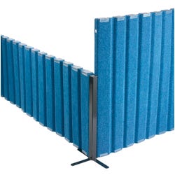 Image for Angeles Sound Sponge 4-Sided Corner Post for Quite Divider, 2 x 30 x 2 Inches, Metal, Black from School Specialty