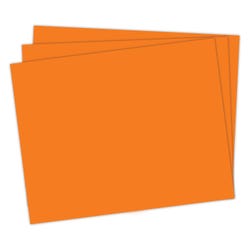 School Smart Railroad Boards, 22 x 28 Inches, 4-Ply, Orange, Pack of 25 1485731
