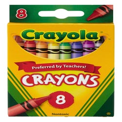 Image for Crayola Standard Size Crayons, Set of 8 from School Specialty
