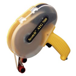 Image for Scotch Adhesive Transfer Tape Dispenser, 1/2 - 3/4 in Tape, Yellow from School Specialty