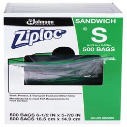 Image for Ziploc Storage Bags, Sandwich, Box of 500 from School Specialty