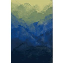 Image for classroom Select Watercolor Mountains Accent Carpet from School Specialty