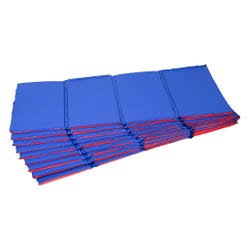 Image for Childcraft Value Rest Mat, 45 x 19 x 5/8 Inches, Blue and Red, Pack of 10 from School Specialty