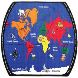 Image for Flagship Carpets Maps That Teach Carpet, 10 Feet 6 Inches x 13 Feet 2 Inches, Rectangle from School Specialty