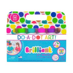 Image for Do-A-Dot Art Paint Washable Markers, Standard Dauber Tip, Assorted Brilliant Colors, Set of 6 from School Specialty