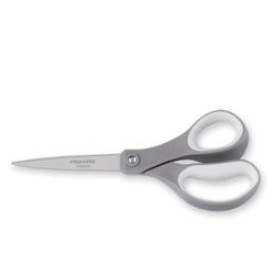 Image for Fiskars Softgrip Titanium Contoured Straight Scissors, 8 Inches, Silver from School Specialty