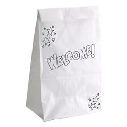 Hygloss Color Your Own Welcome Bags, Pack of 25, Item Number 1559551
