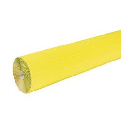 Image for Corobuff Solid Color Corrugated Paper Roll, 48 Inches x 25 Feet, Canary from School Specialty