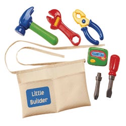 Image for International Playthings Kidoozie My First Tool Belt, Set of 6 Toy Tools from School Specialty