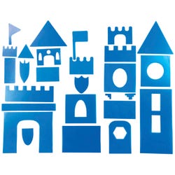 Image for Roylco Rubbing Plates, Create-A-Castle Molds and Trace Set from School Specialty