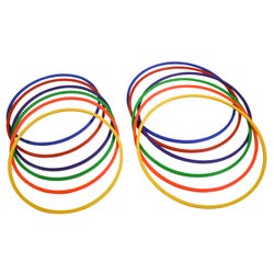 Sportime Dur-O-Hoops, 24 Inch and 28 Inch, Assorted Colors, Set of 12 Item Number 025832
