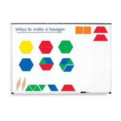 Image for Learning Resources Giant Magnetic Pattern Blocks, Set of 47 from School Specialty