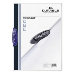 Image for Durable Swingclip Report Cover, 8-1/2 x 11 Inches, 30 Sheet Capacity, Dark Blue, Pack of 25 from School Specialty