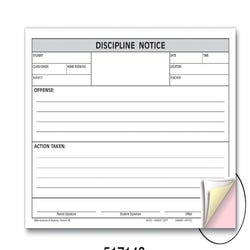 Image for Hammond & Stephens 3-Part Carbonless Discipline Notice Form, 5 x 8 Inches, 100 Sheets from School Specialty