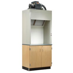 Image for Diversified Spaces Paint Hood Cabinet, 36 x 24 x 97-3/4 Inches, Steel and Maple from School Specialty