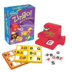 ThinkFun Zingo! Word Builder Game, Grades K to 2, Item Number 1482067