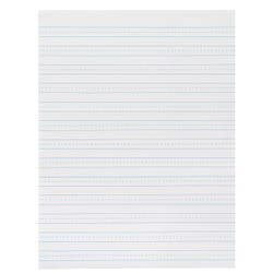 School Smart Skip-A-Line Filler Paper, Un-punched, 8 x 10-1/2 Inches, 200 Sheets 087152