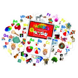 Barker Creek Learning Magnets, A to Z Letters with Pictures, Set of 60 Item Number 2026383